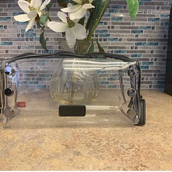 Hammitt clear wristlet / makeup bag - Picture 3 of 5